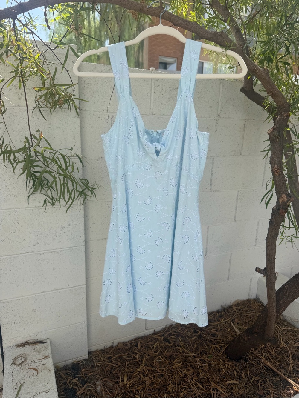 Light Blue Eyelet Sundress
